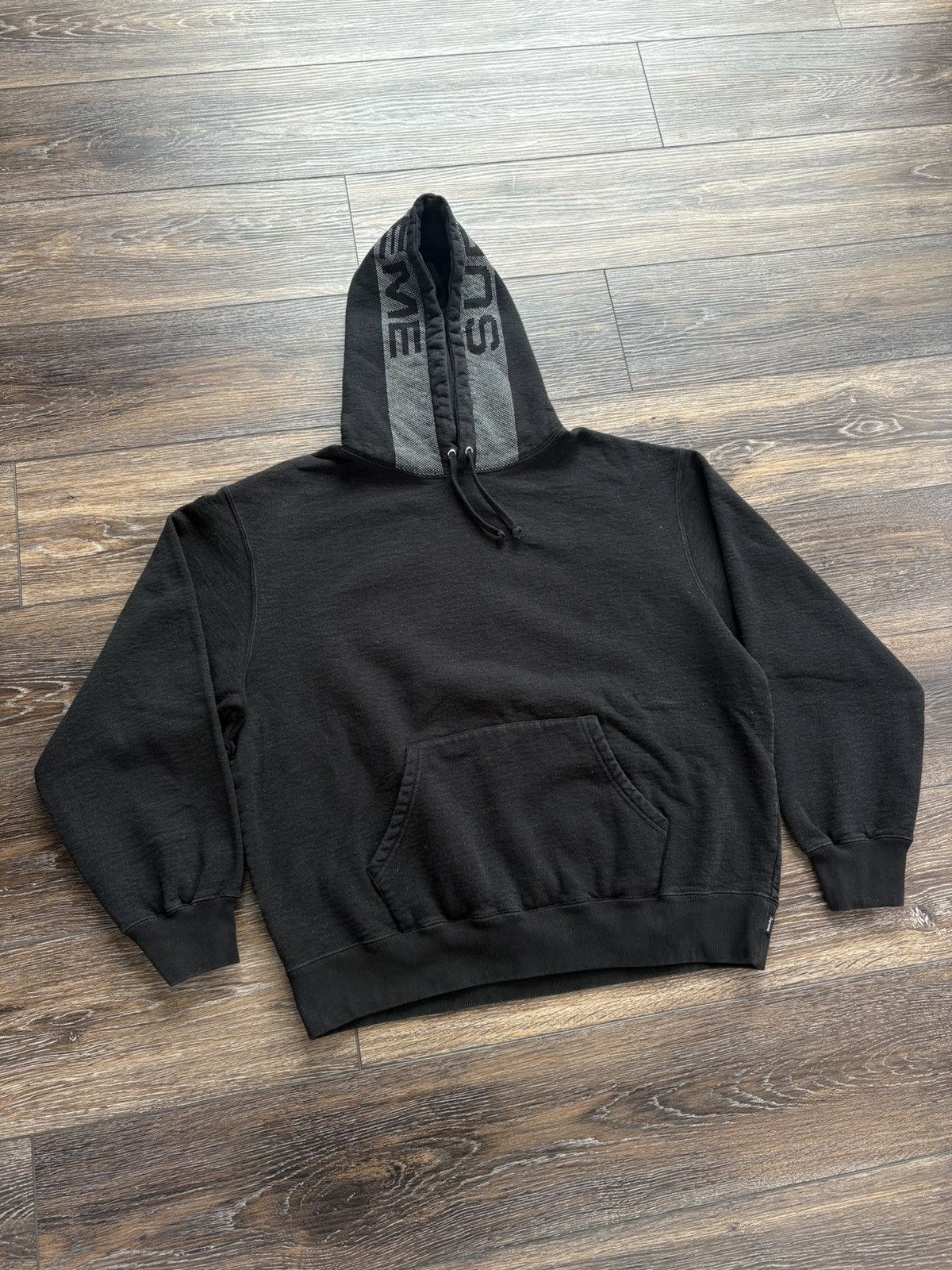 Supreme Supreme Jacquard Stripe Hoodie SS24 Black Size US M / EU 48-50 / 2 - 1 Thumbnail
