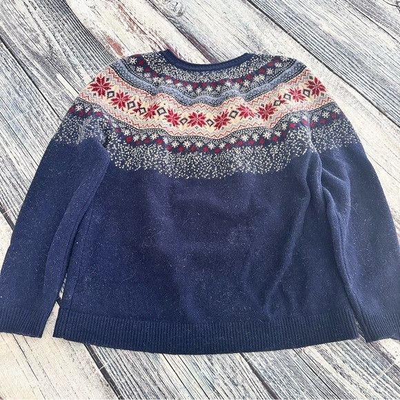 Other Tabitha Webb Fair Isle Wool Knit Sweater Size L / US 10 / IT 46 - 4 Thumbnail