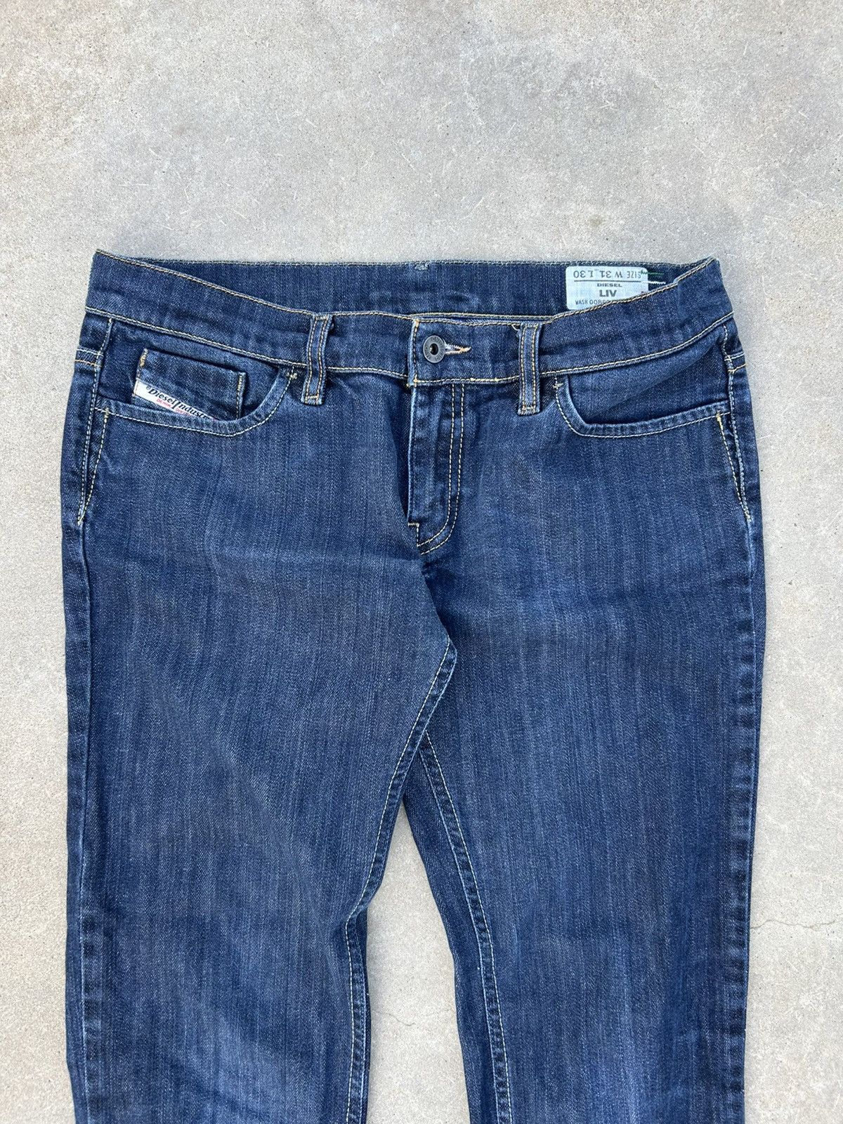 Diesel Diesel Liv Flared Denim Pants Size 31" - 5 Thumbnail