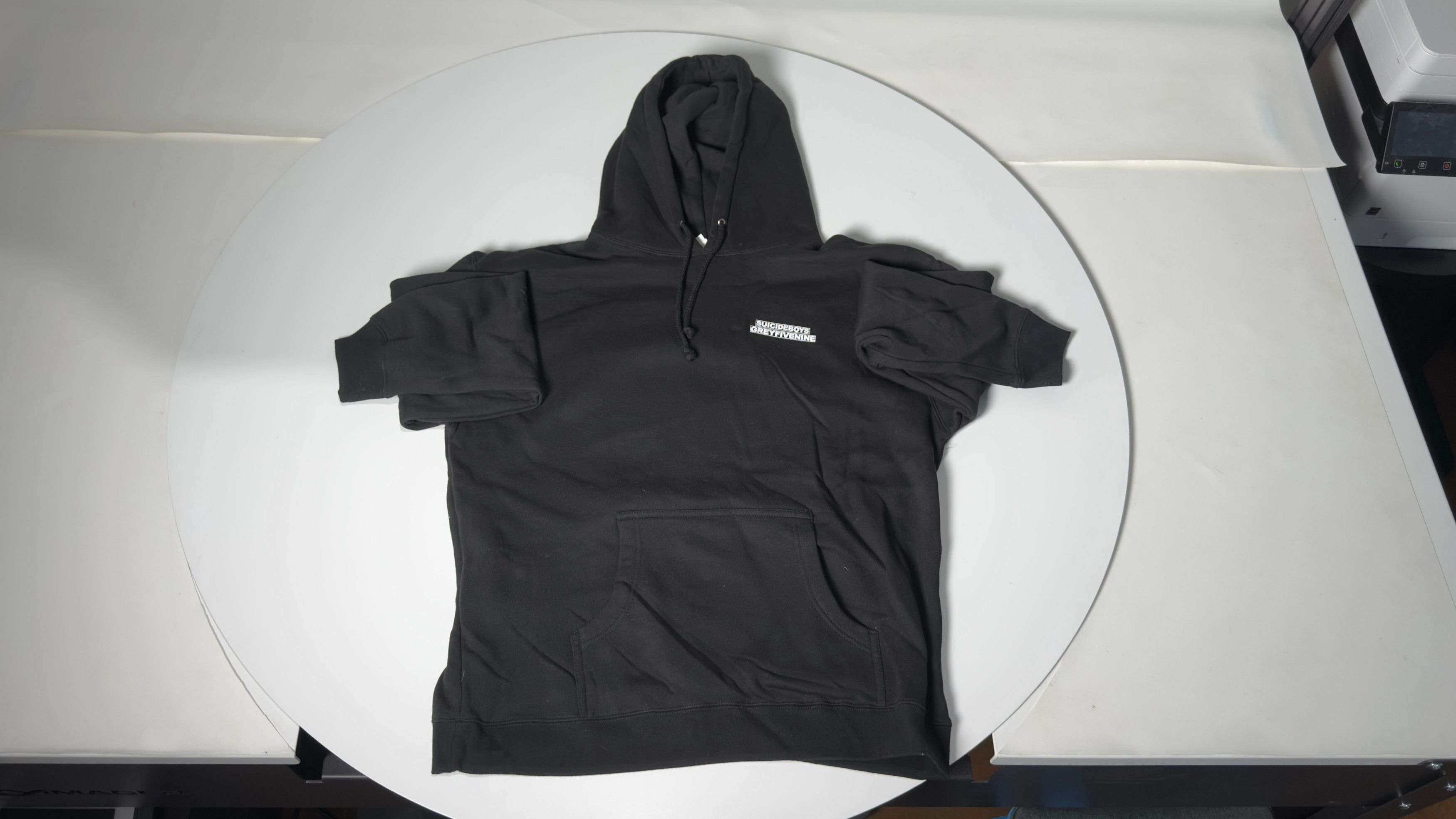 G59 Records $uicideboy$ / G59 “Virgin Mary” Neon Hoodie — Black - XL Size US XL / EU 56 / 4 - 1 Thumbnail