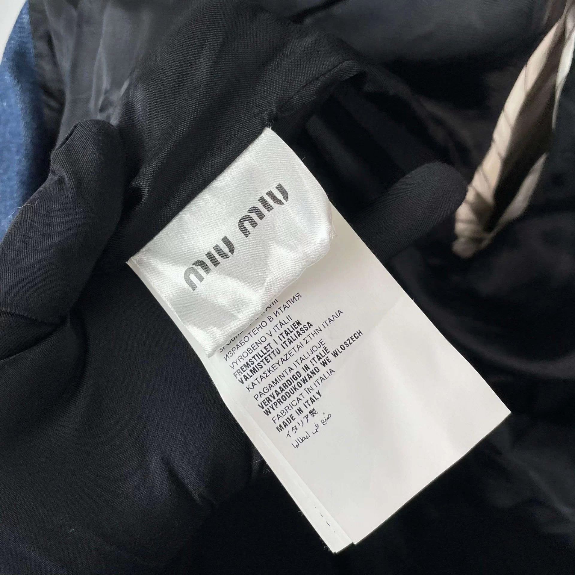 Miu Miu MIU MIU Denim Long Coat Size M / US 6-8 / IT 42-44 - 3 Thumbnail