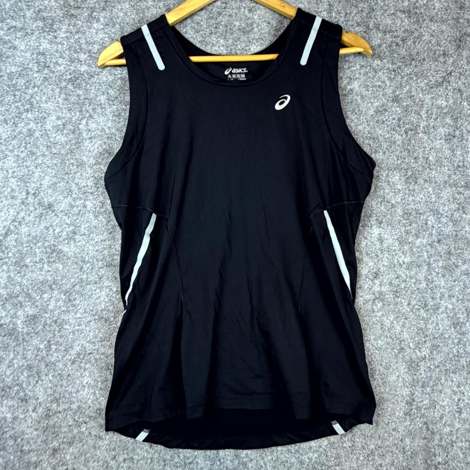 Asics Asics Running Tank Top Womens XL Black Stretch Lightweight Size XL / US 12-14 / IT 48-50 - 1 Thumbnail