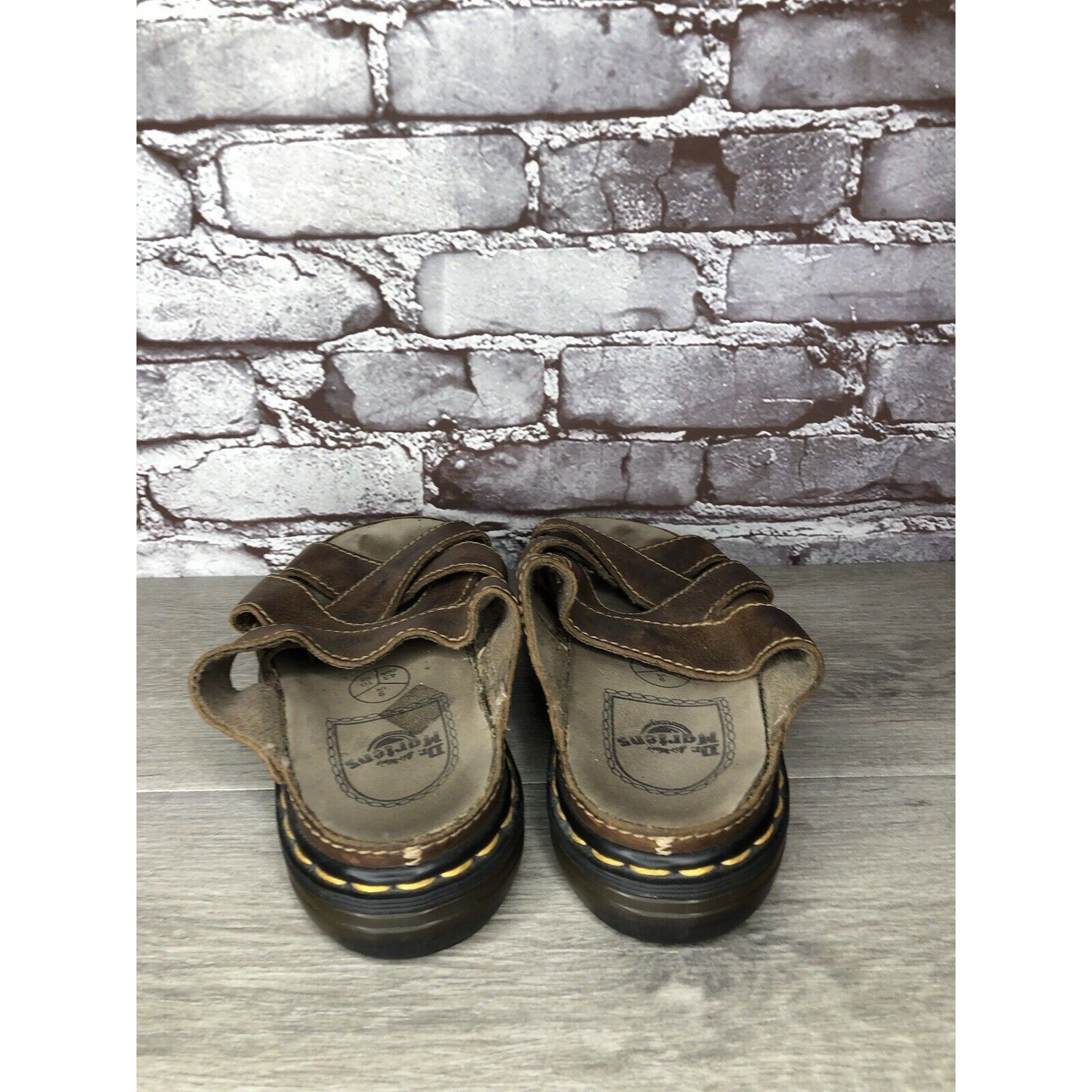 Dr. Martens Vintage 90s DR. DOC MARTENS Brown Leather Fisherman Platform Size US 10 / EU 43 - 5 Thumbnail