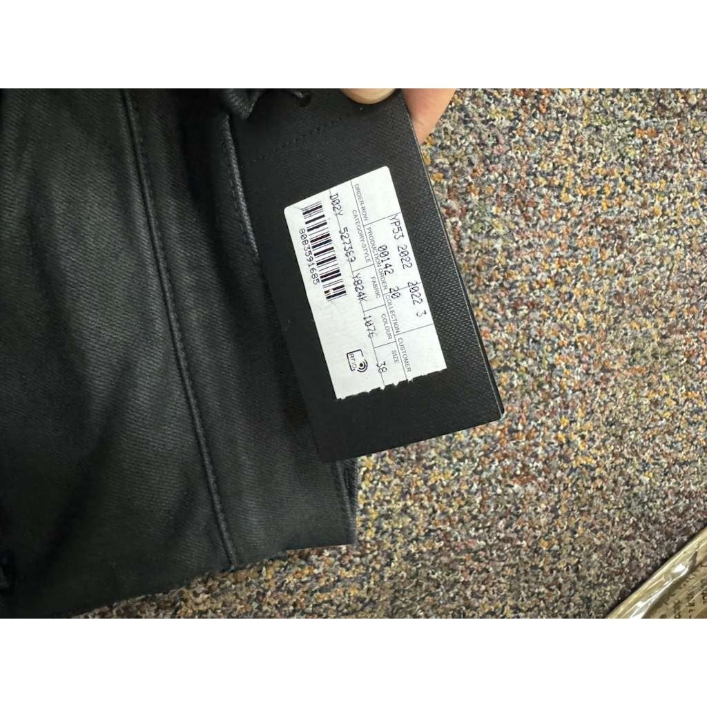 Saint Laurent Paris o1rshd1 Skinny 5 Pocket Low Nightrider Jeans in Black Size US 38 / EU 54 - 17 Thumbnail
