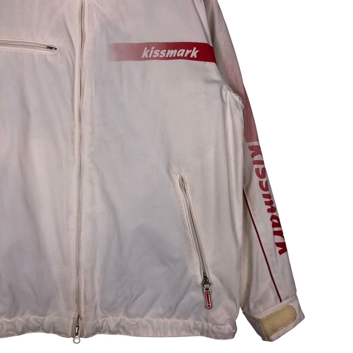 Hysteric Glamour 🔥Vintage Biker Jacket Racer Kissmark Japan Made Big Logo Size US S / EU 44-46 / 1 - 5 Thumbnail