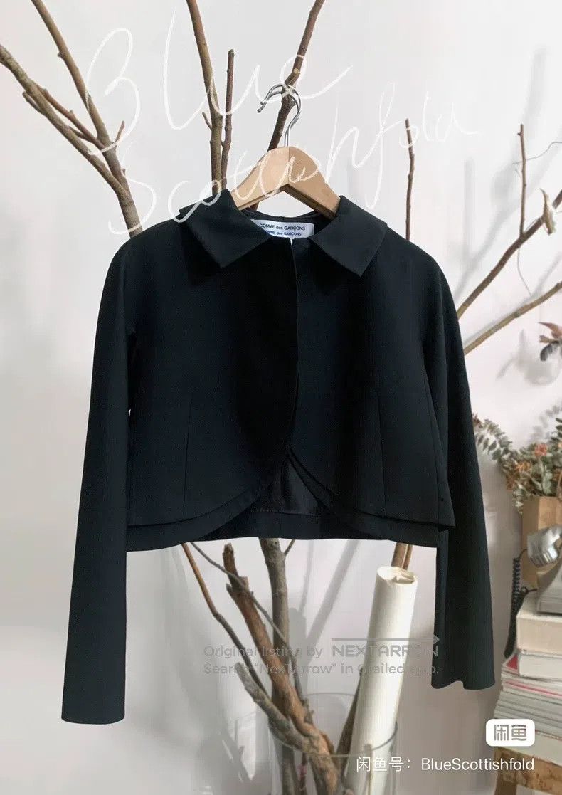 Comme des Garcons Comme des Garcons Double hem thin wool short coat Size S / US 4 / IT 40 - 6 Thumbnail