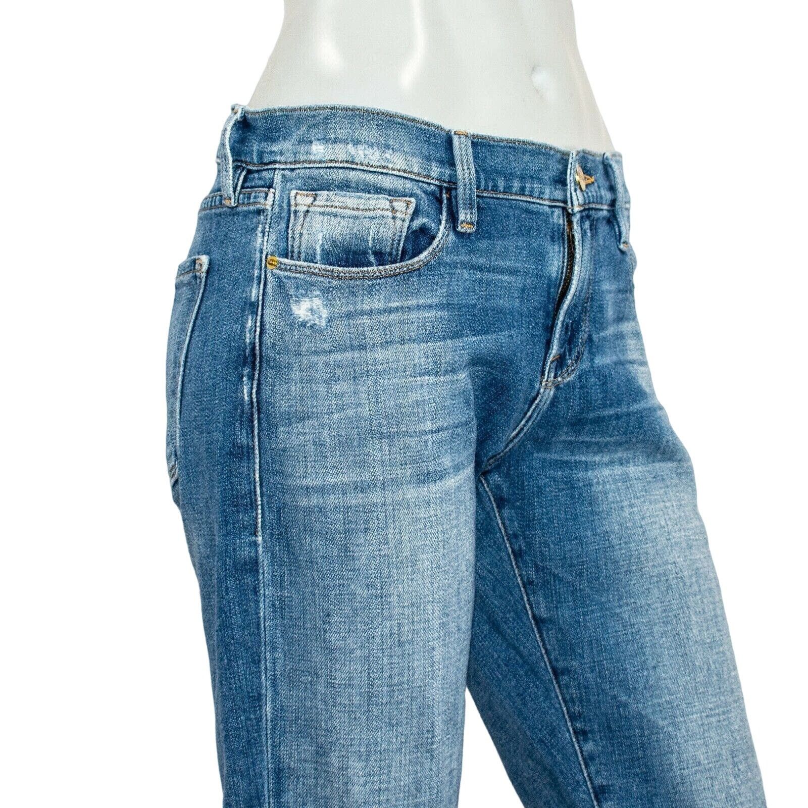 Frame FRAME Denim Women's Le Garcon Jeans Raw ankle Zip Melbourne Size 26" / US 2 / IT 38 - 10 Thumbnail