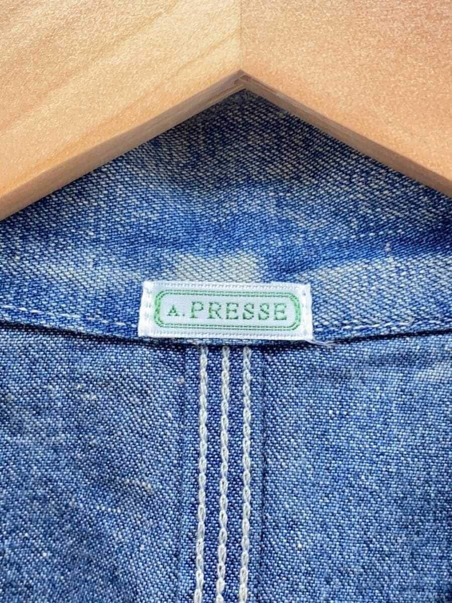 A.PRESSE Denim Vintage Coverall Jacket 25ss Size US M / EU 48-50 / 2 - 4 Thumbnail