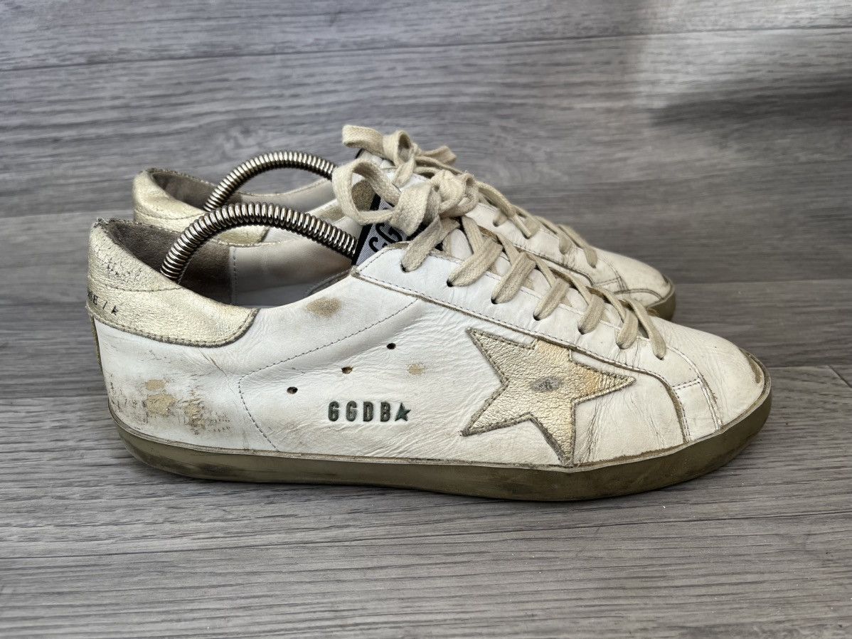 Golden Goose Golden goose superstar white leather distressed sneakers Size US 8 / EU 41 - 7 Thumbnail