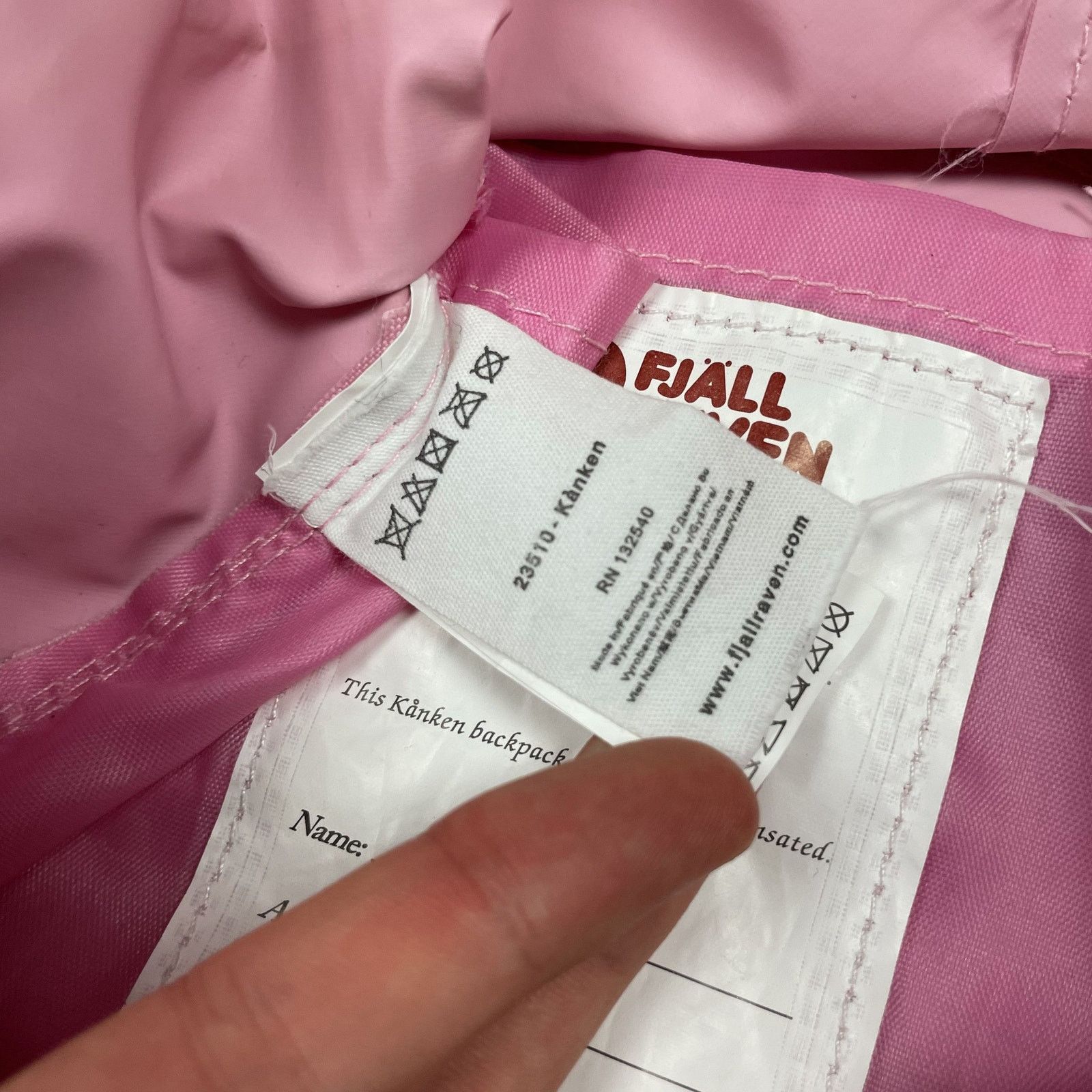 Fjallraven Fjallraven Kanken Women's Pink Everyday Outdoor Backpack Bag Size ONE SIZE - 7 Thumbnail