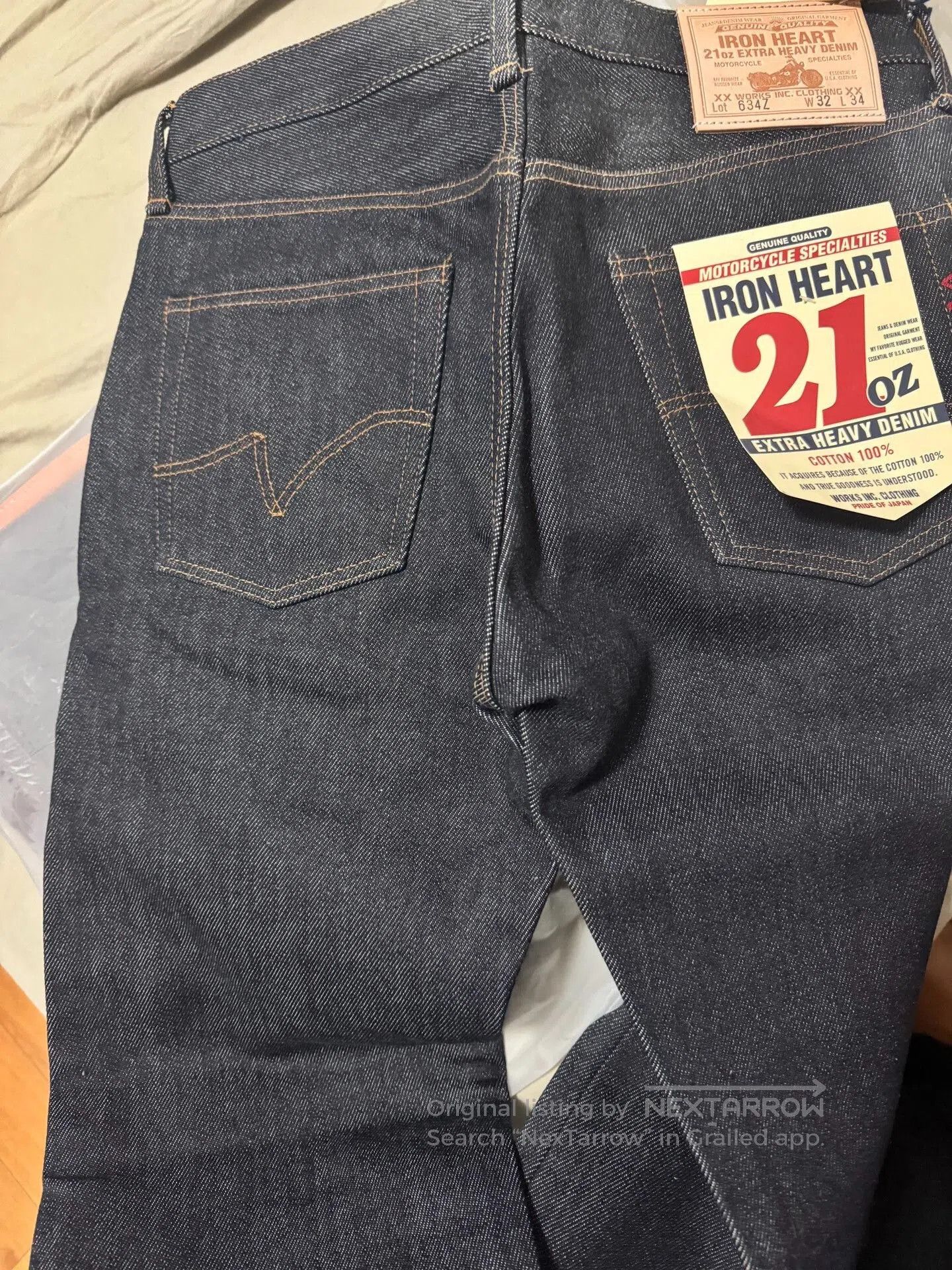 Iron Heart Heavyweight Iron Heart 634Z Denim Jeans. Size US 32 / EU 48 - 7 Thumbnail