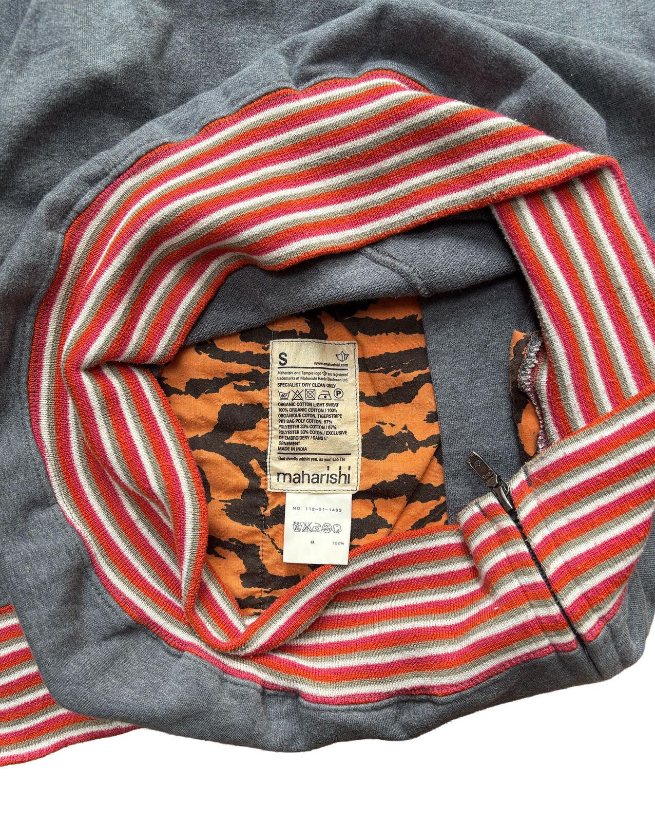 Maharishi Maharishi Embroidered Hoodie Tibetan Design Khaki S Size US S / EU 44-46 / 1 - 5 Thumbnail