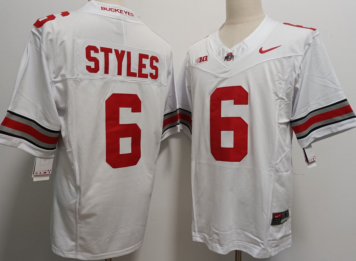 Other Men's Ohio State Buckeyes #6 Sonny Styles White Jersey Size US S / EU 44-46 / 1 - 1 Thumbnail