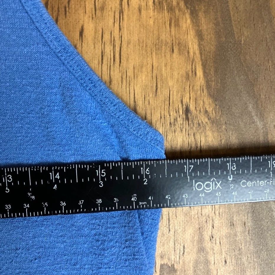 Loft Loft Shirt Blue Sleeveless Tank Light Weight Stretch Medium Size M / US 6-8 / IT 42-44 - 6 Thumbnail