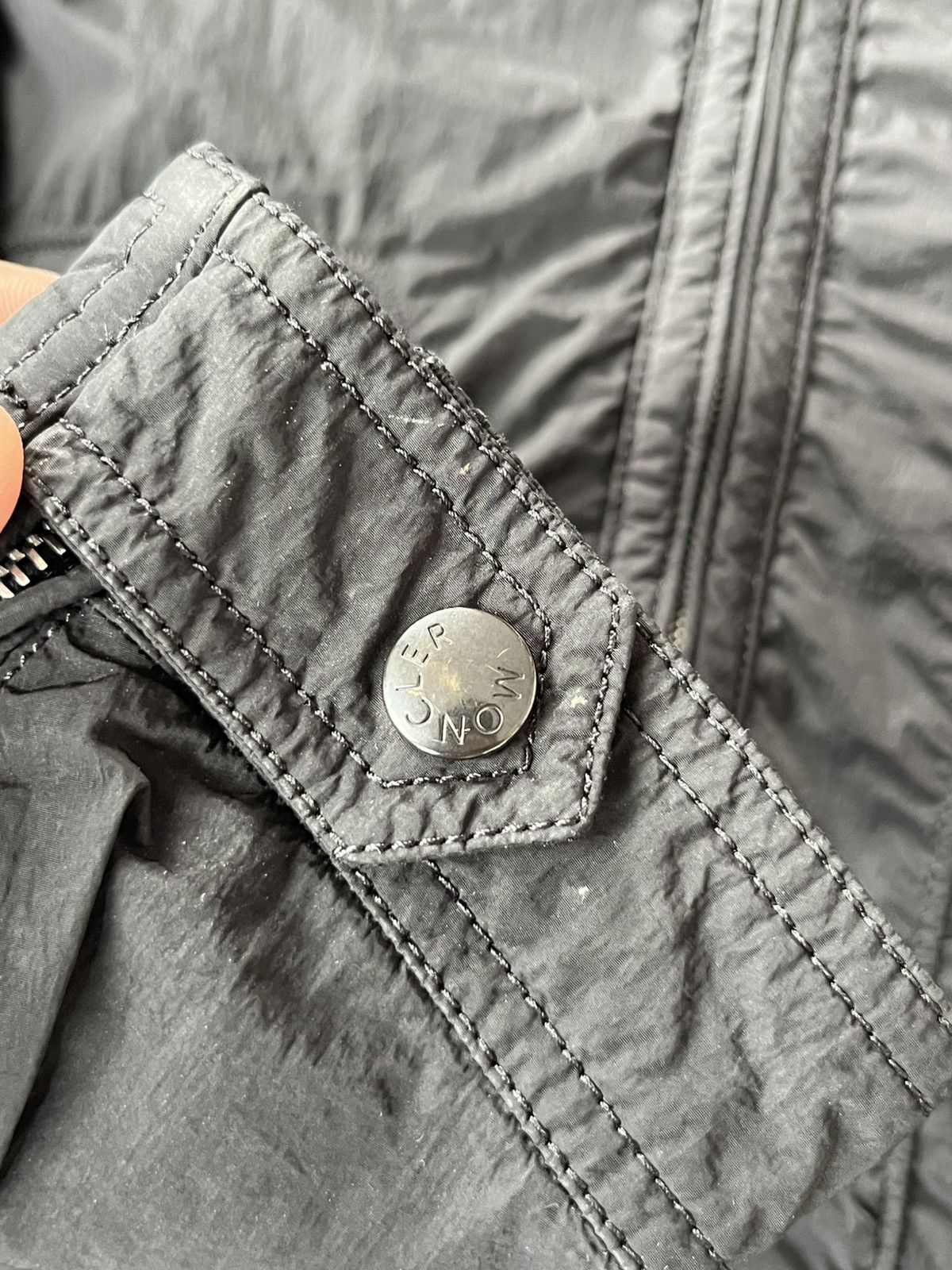 Moncler Vintage Light Jacket Moncler Garment Dye Flacher Size US L / EU 52-54 / 3 - 8 Thumbnail