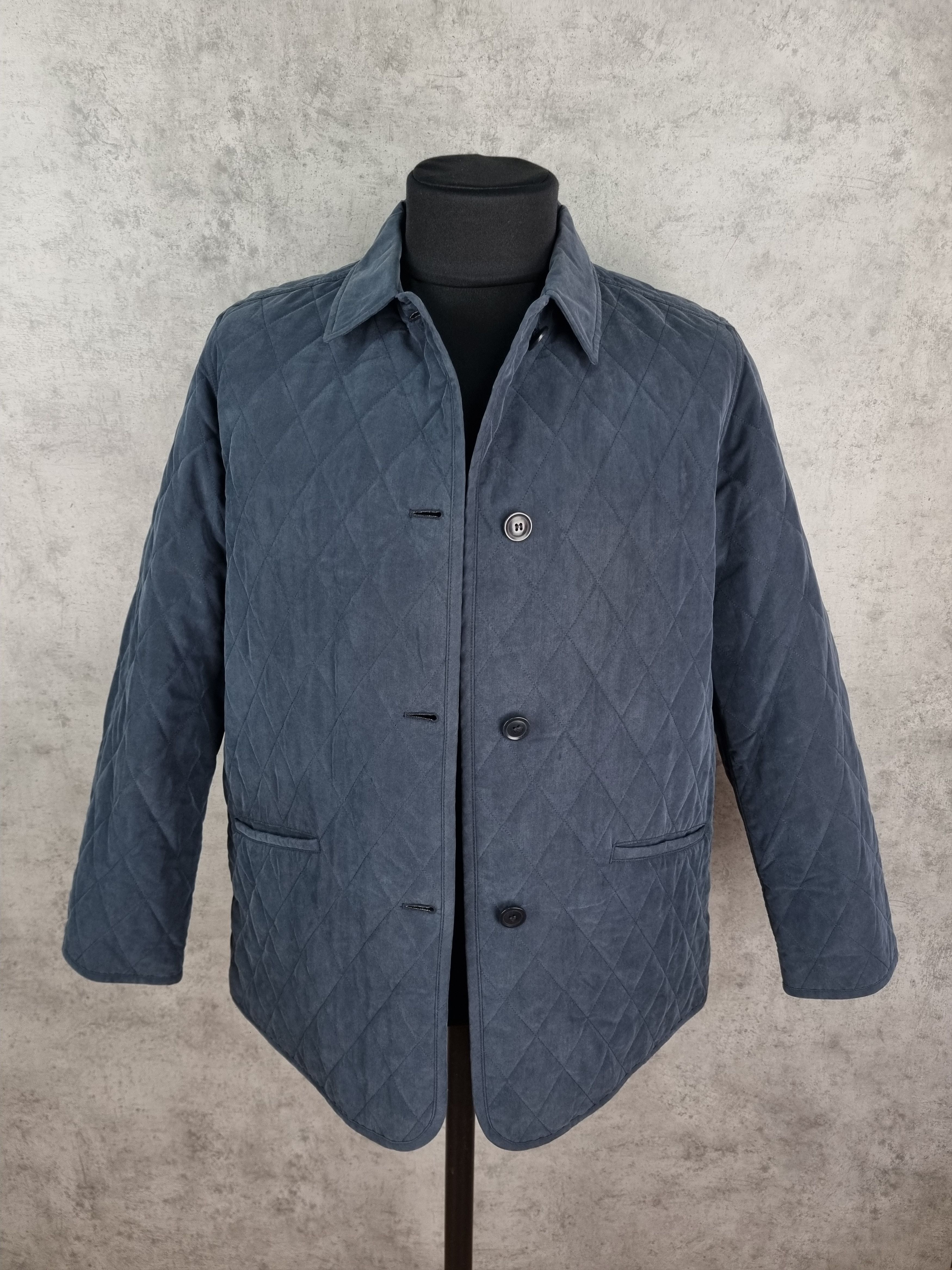 Allegri × Vintage 90s Allegri Quilted Jacket made in Italy Like Burberry Size US S / EU 44-46 / 1 - 8 Thumbnail