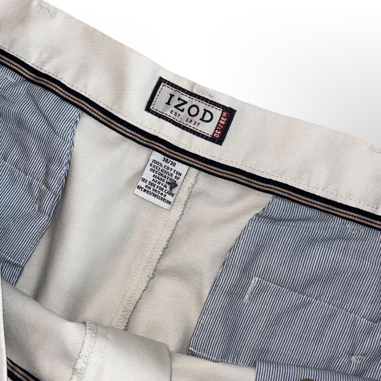 Izod × Vintage Vintage Izod Men’s Cream/White Chino Pants 38x30 Size US 38 / EU 54 - 6 Thumbnail
