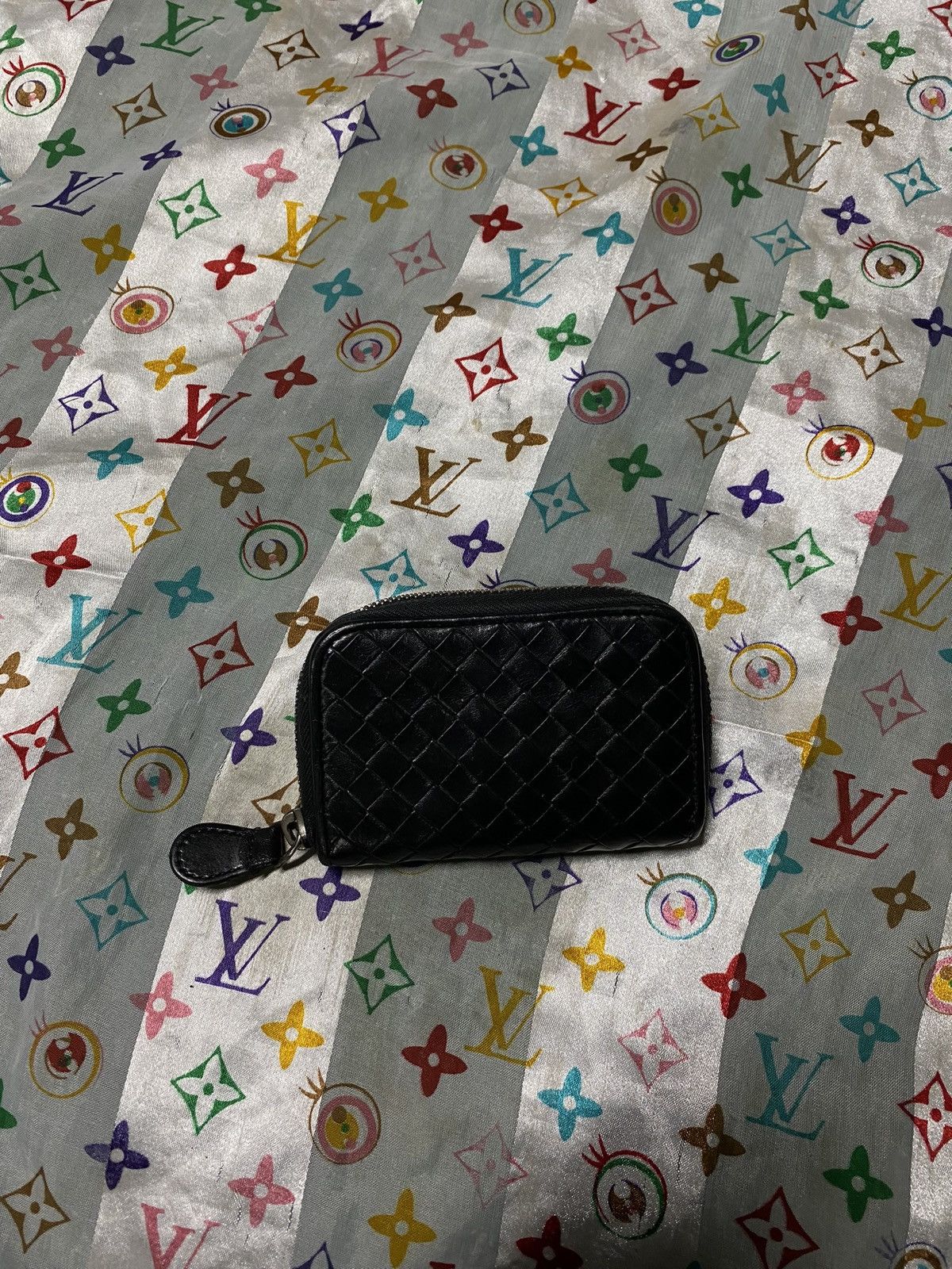 Bottega Veneta × Vintage Bottega Veneta Black Wallet Pouch Preowned Size ONE SIZE - 1 Thumbnail