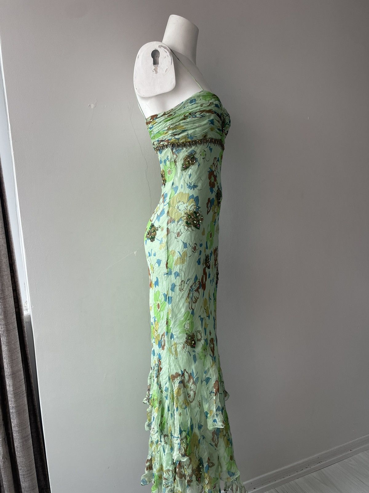 Vintage Parisian silk dress Size S / US 4 / IT 40 - 13 Thumbnail