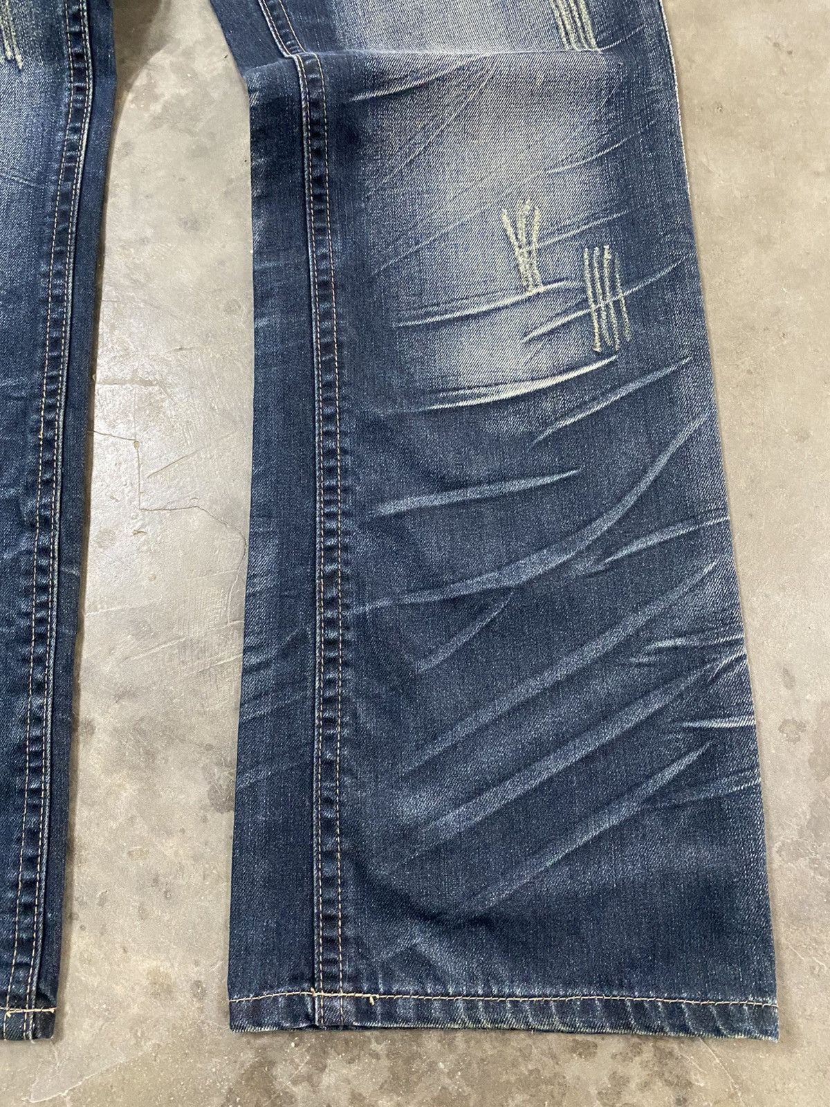 Hysteric Glamour × If Six Was Nine × Le Grande Bleu (L.G.B.) Flare Jeans Japanese Beast Distressed @241act Size US 35 - 9 Thumbnail