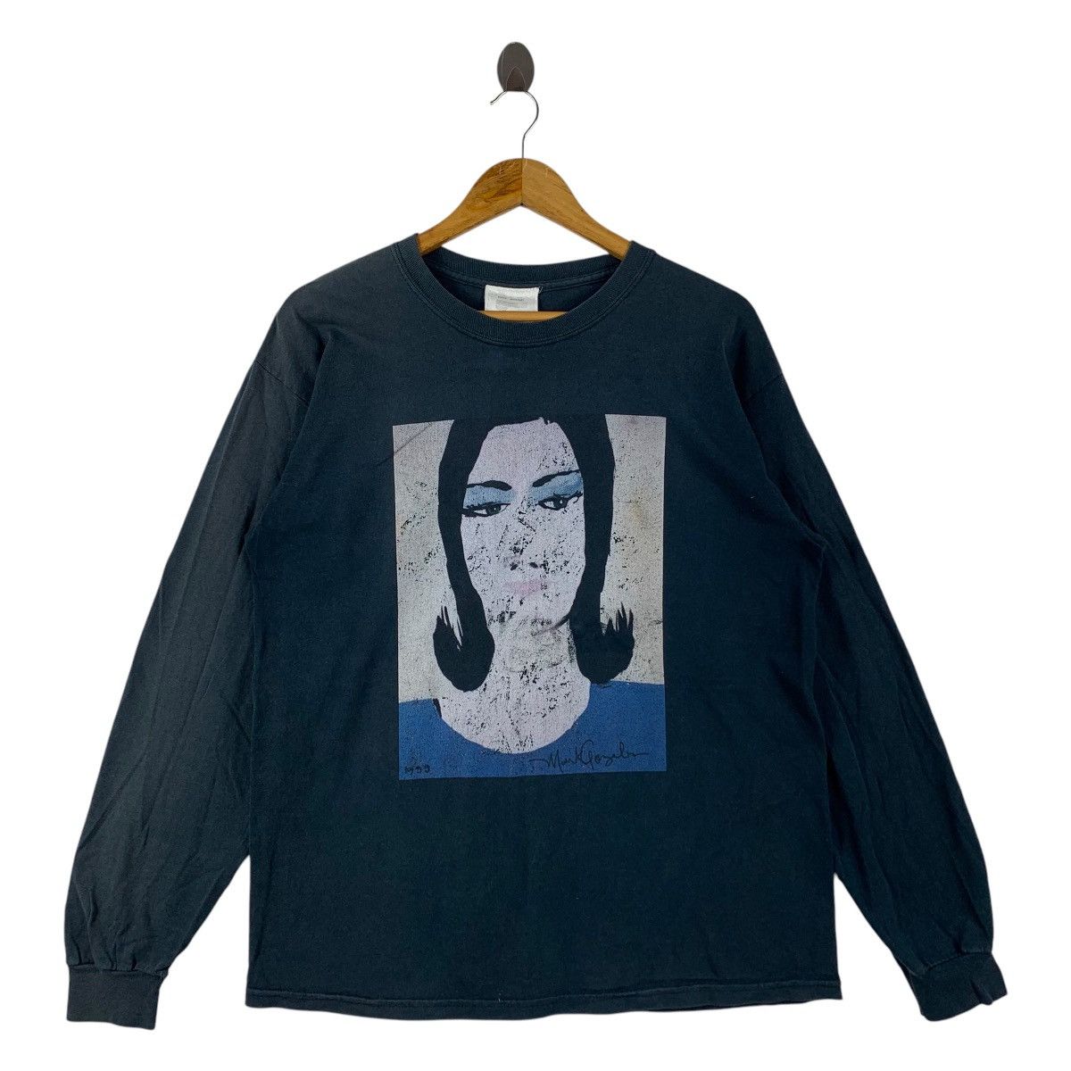 Japanese Brand Vintage MARK GONZALES art women printed long sleeve tee Size US L / EU 52-54 / 3 - 1 Thumbnail