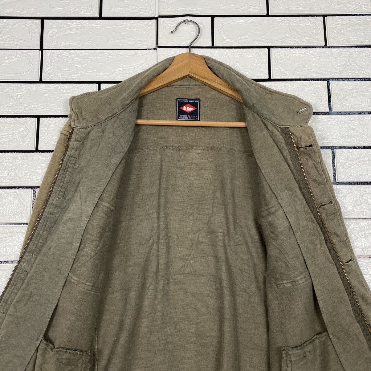 Japanese Brand 📌Vintage Biker Jacket Lee Cooper Sun Faded Design Size US XL / EU 56 / 4 - 15 Thumbnail