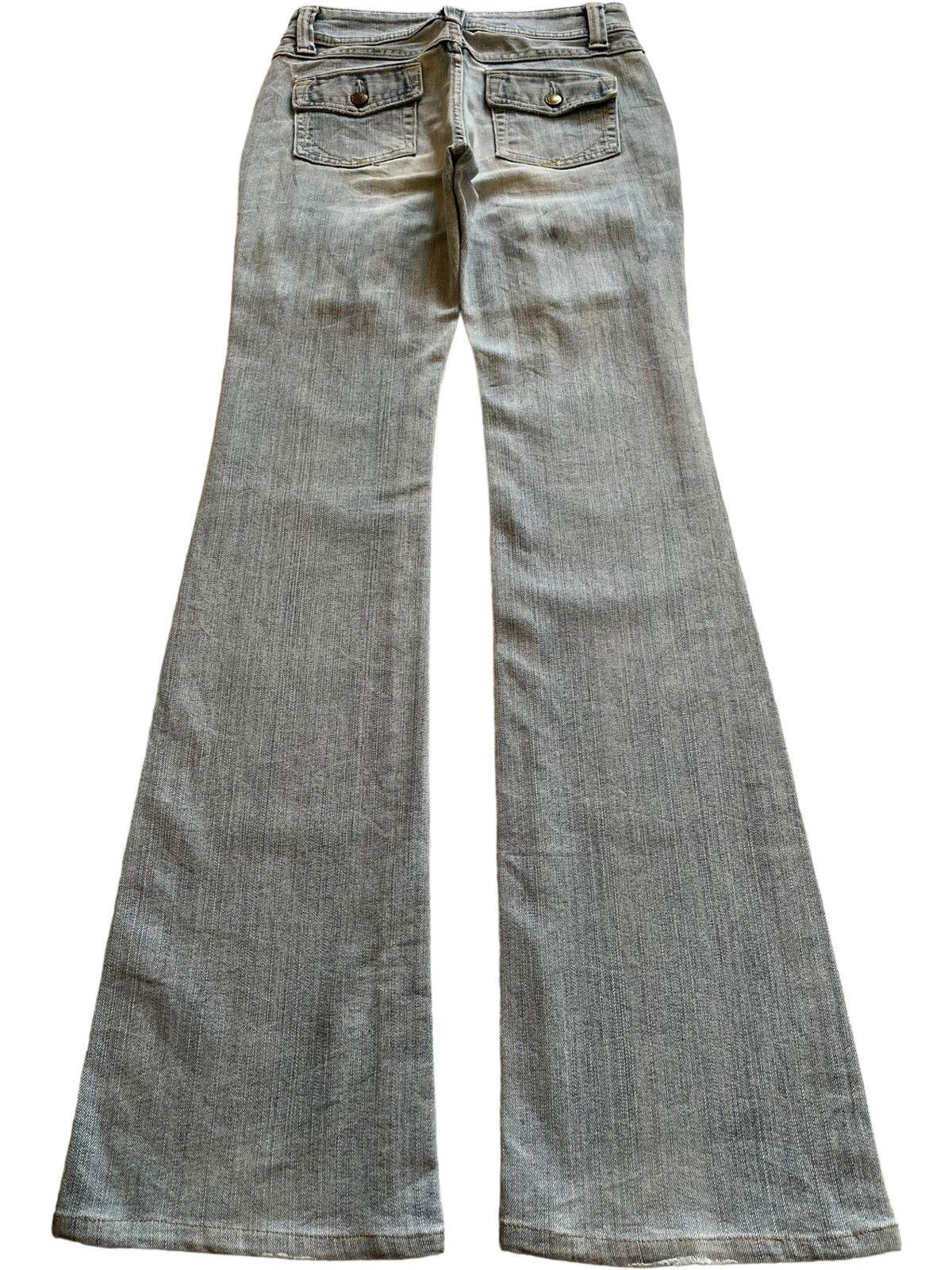 Japanese Brand Vintage Japanese Brand Light Wash Bell Bottom Flare Jeans Size 26" / US 2 / IT 38 - 2 Thumbnail