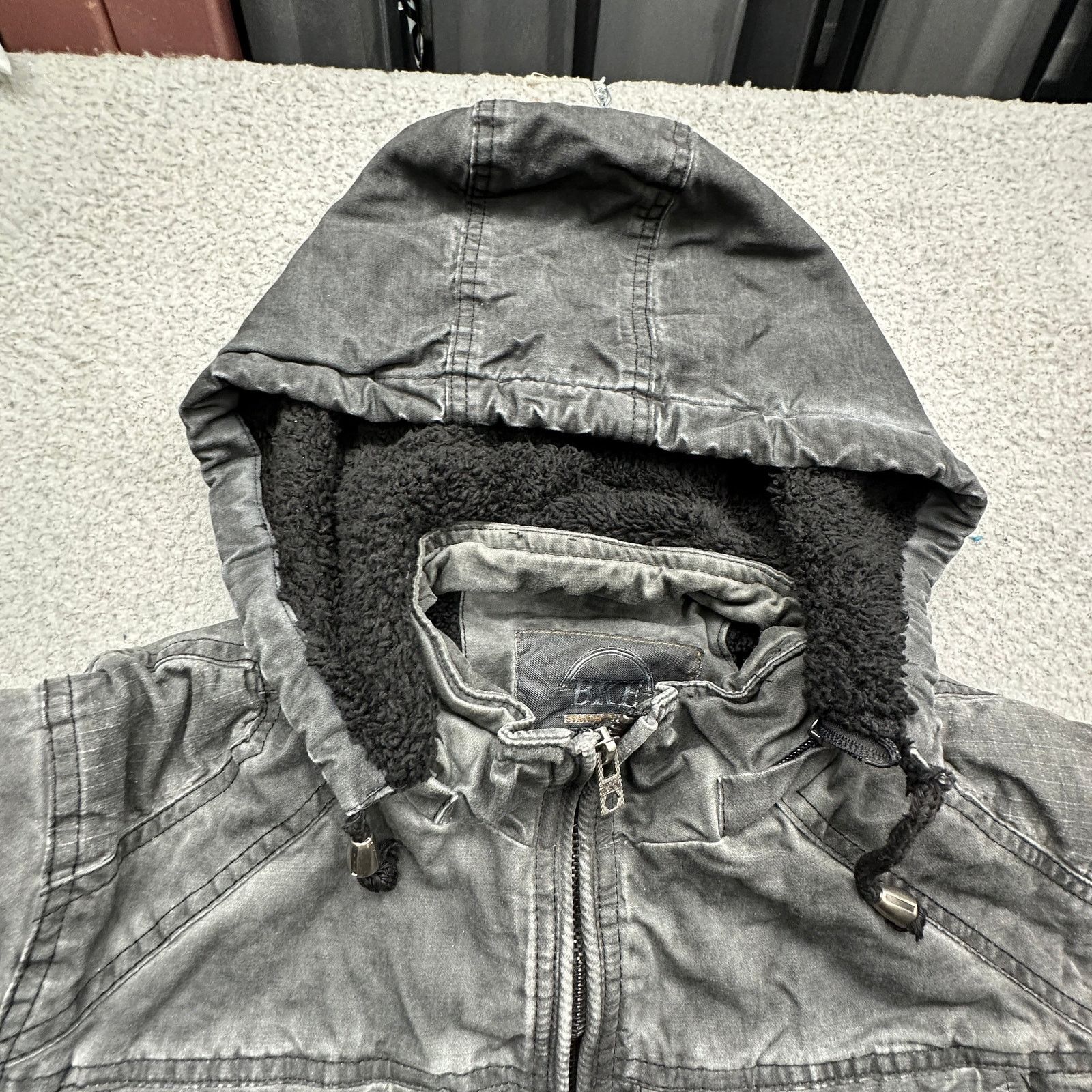BKE BKE Buckle Slashed Fleece Lined Hooded Jacket Mens Medium Size US M / EU 48-50 / 2 - 12 Thumbnail