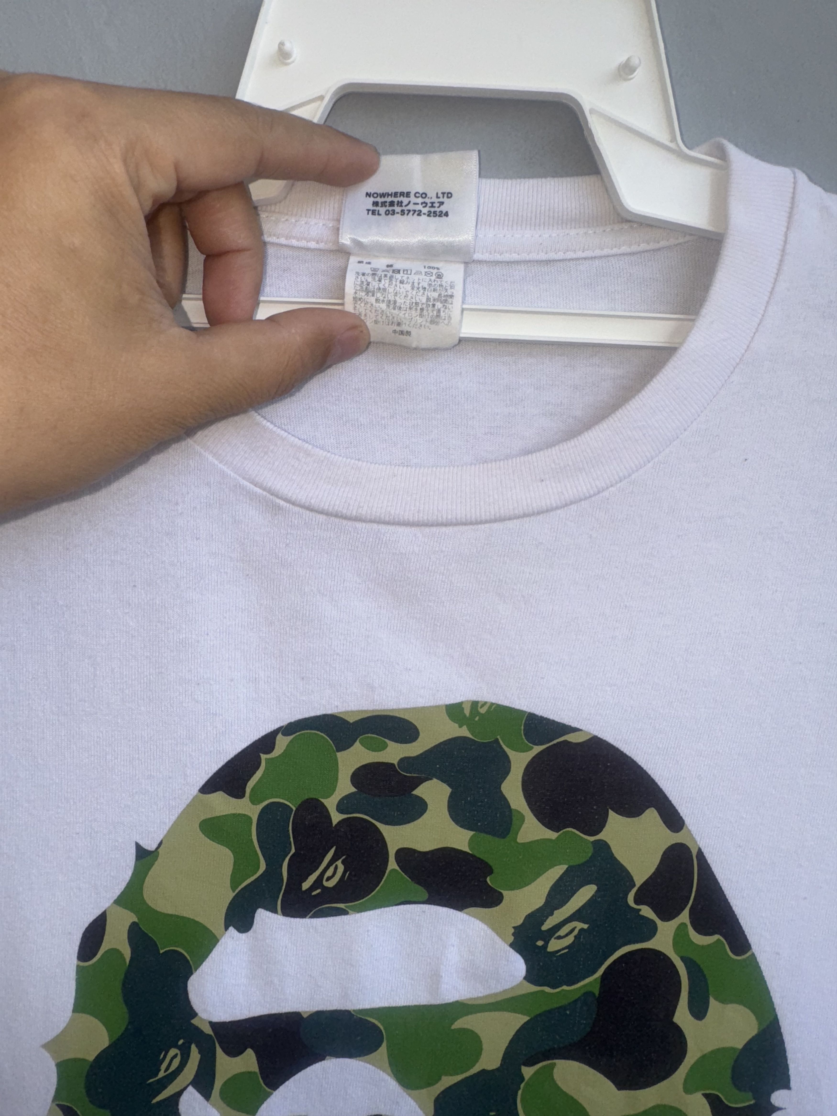 Bape A Bathing Ape Bape ABC Camo Big Ape Head Vintage T-Shirt Size US XL / EU 56 / 4 - 5 Thumbnail
