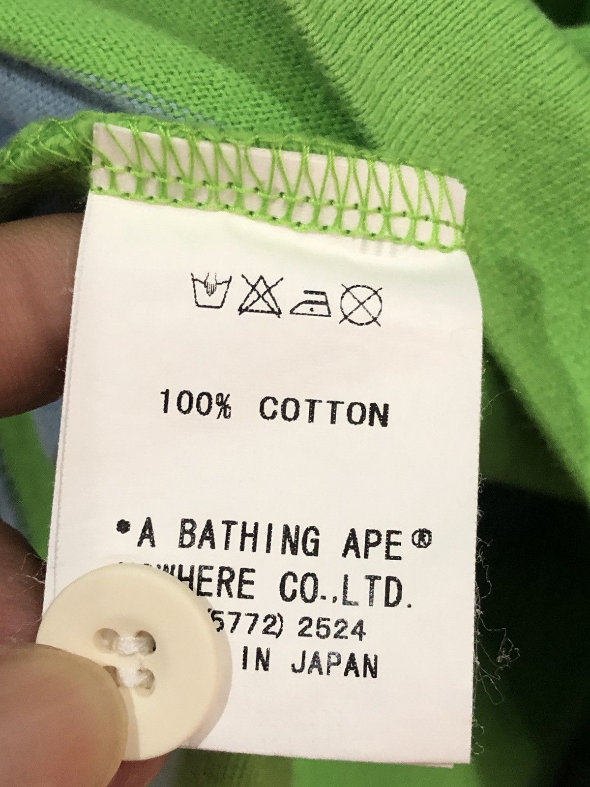Bape BAPE A Bathing Ape Striped Polo Rugby Shirts Size US M / EU 48-50 / 2 - 6 Thumbnail