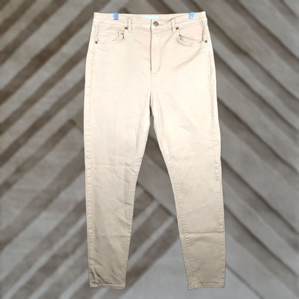 Loft **LOFT Tan High Rise Skinny Jeans Women's 12/31** User: **LOFT Tan High Rise Skinny Jeans Women's 12/31** Size 34" / US 12 / IT 48 - 1 Thumbnail