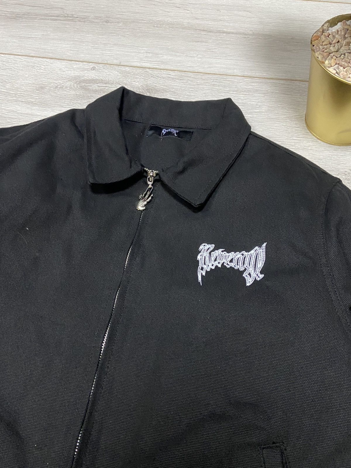Revenge XXXTENTACION KILL WORK M JACKET BLACK big palm hand Size US M / EU 48-50 / 2 - 7 Thumbnail
