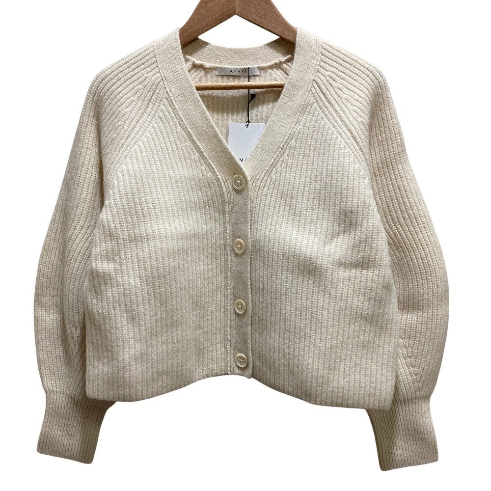 Other Other ANAYI Wool Cashmere V-Neck Cardigan Textile Tops DUTY FREE for USA Size ONE SIZE - 1 Thumbnail