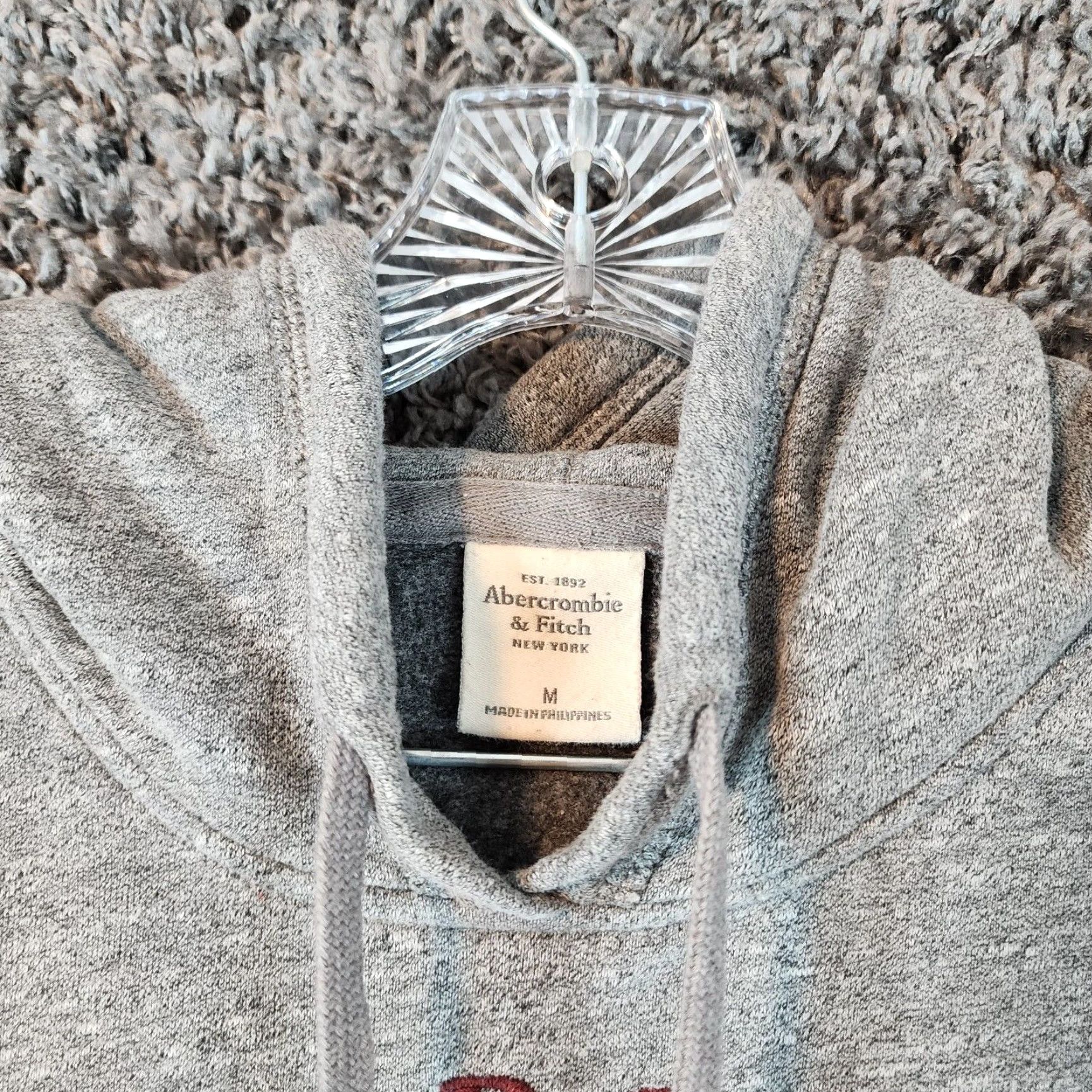 Abercrombie & Fitch Abercrombie & Fitch Gray Pullover Hoodie Long Sleeve Women's Medium Size M / US 6-8 / IT 42-44 - 4 Thumbnail