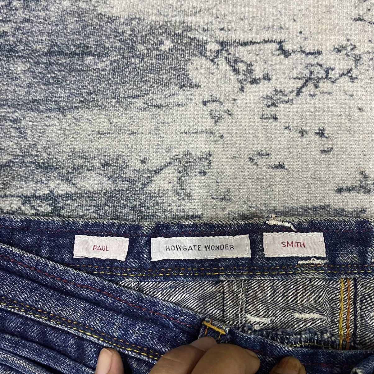 If Six Was Nine × Paul Smith Red Ear × Vintage Vintage Selvedge Paul Smith Rusty Faded Distress Denim Jeans Size US 33 - 11 Thumbnail