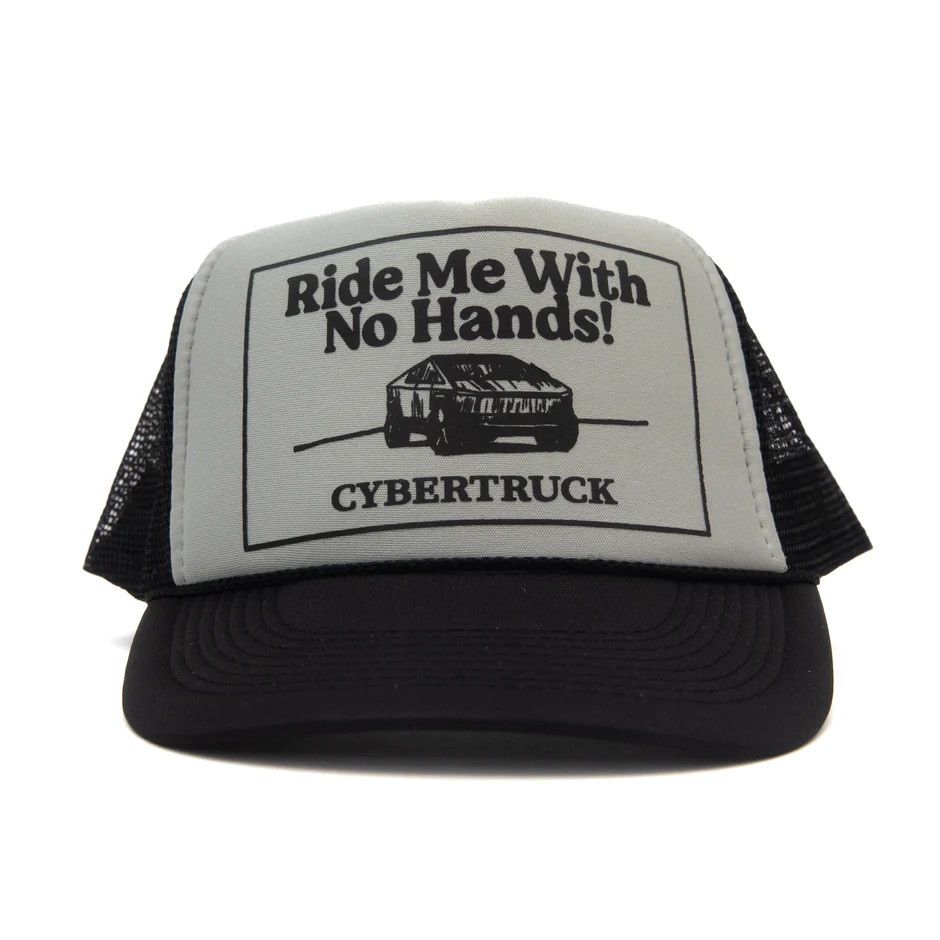 Japanese Brand RIDE ME WITH NO HANDS CYBERTRUCK *BLACK/GREY* SNAPBACK