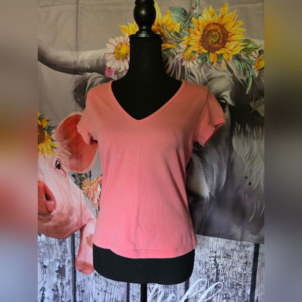 Express Y2k Original Vintage Express Fitted Pink Short Sleeve Tee Size M / US 6-8 / IT 42-44 - 2 Thumbnail