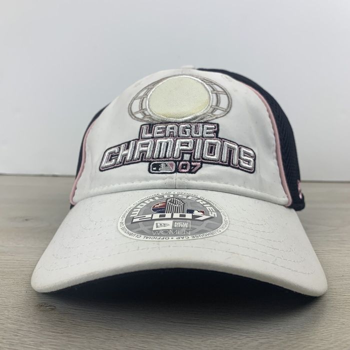 New Era 2007 MLB League Champions Hat White New Era Adult OSFA White ...