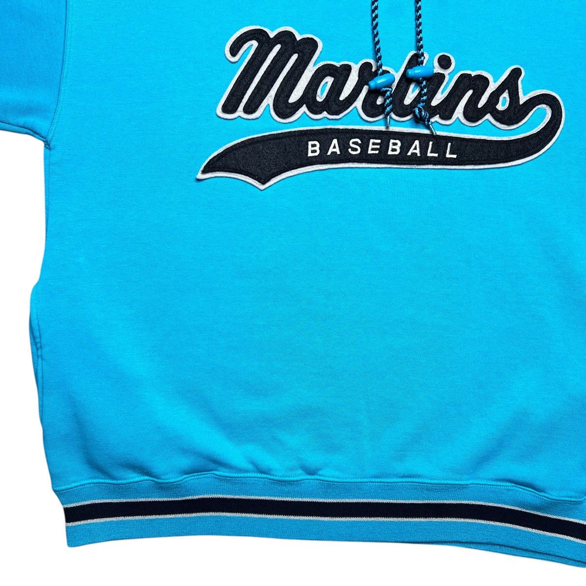Starter Vintage 1990s MLB Florida Marlins Starter Tailsweep Hoodie Size US L / EU 52-54 / 3 - 8 Thumbnail