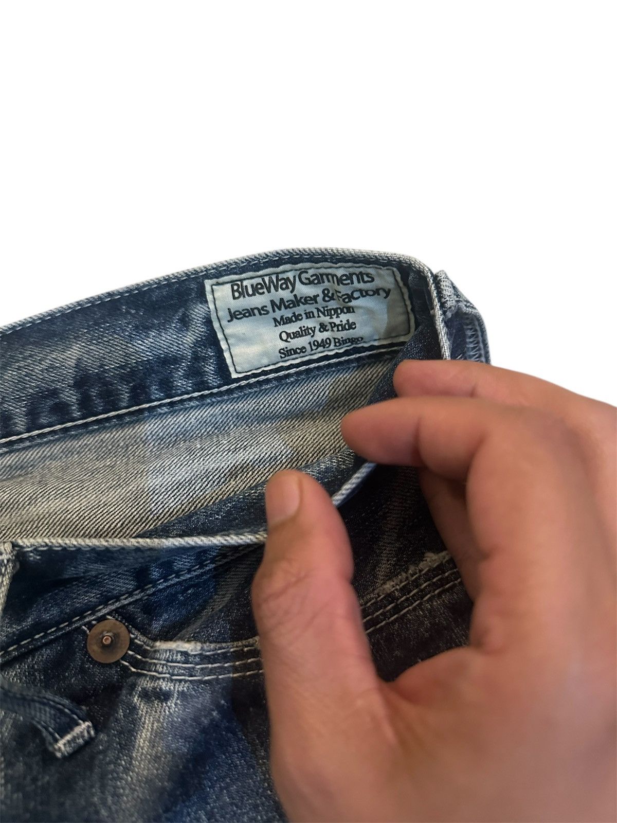Blue Blue Japan Bootcut jeans by blue way made in japan Size US 34 / EU 50 - 4 Thumbnail