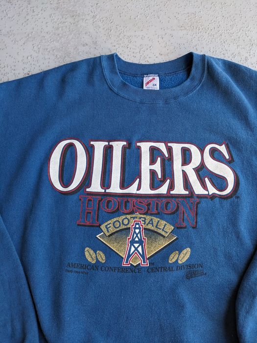 NFL 1994 Houston Oilers Football Crewneck Sweatshirt NFL