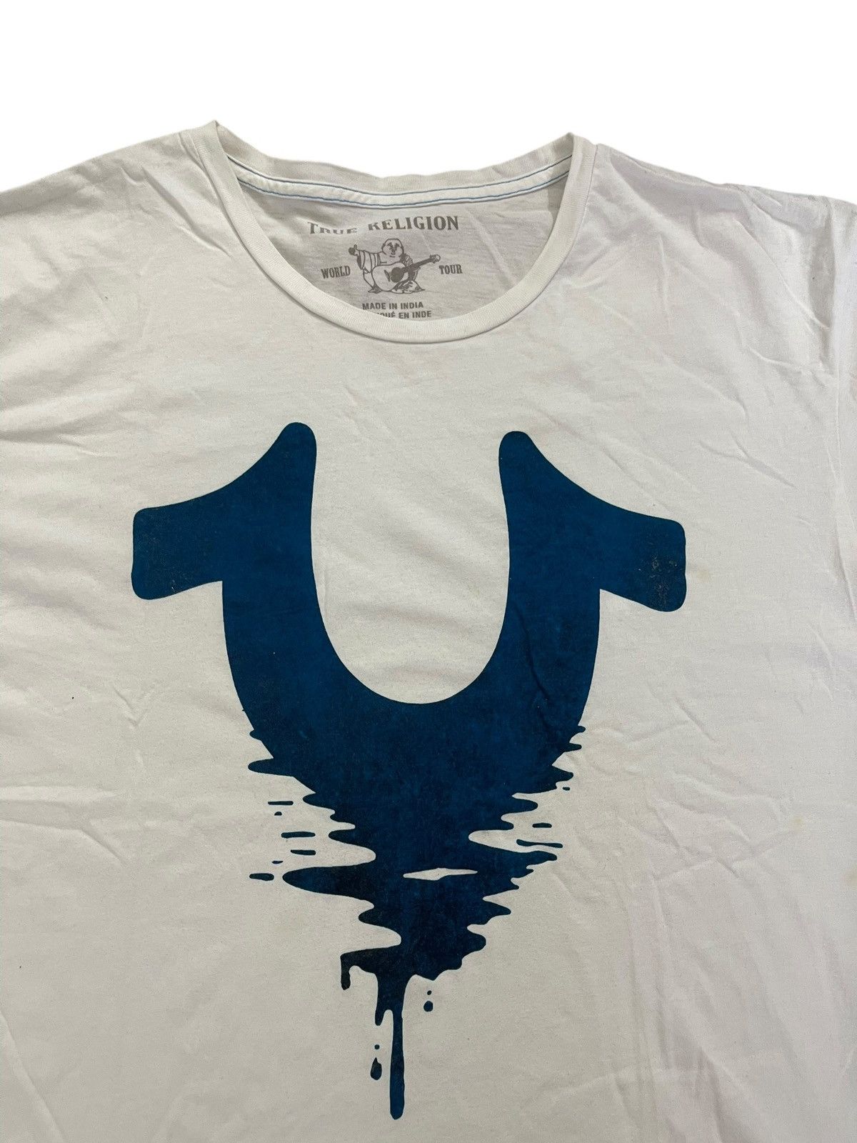 True Religion True Religion Wavy Velvet Logo Tee Size US XL / EU 56 / 4 - 2 Thumbnail