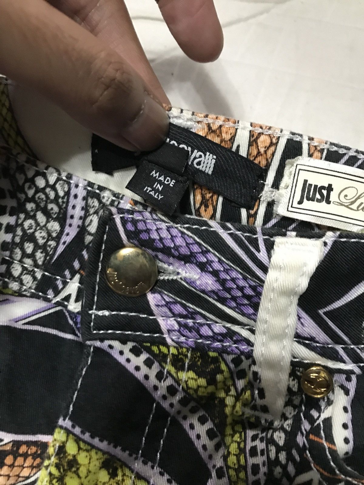 Just Cavalli JUST CAVALLI BY ROBERTO CAVALLI PATTERNED SKINNY Size 26" / US 2 / IT 38 - 5 Thumbnail