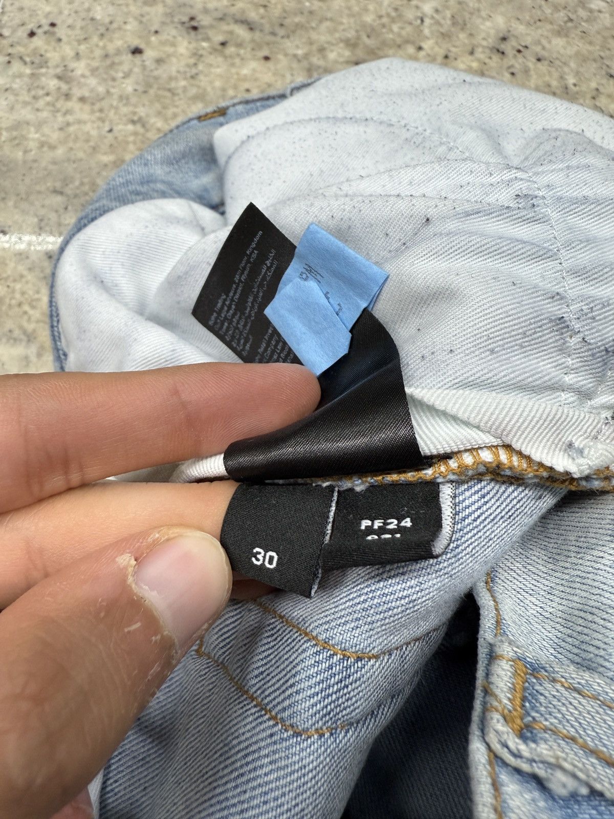 Amiri Amiri MX1 Denim baby Blue Patch Size US 30 / EU 46 - 9 Thumbnail
