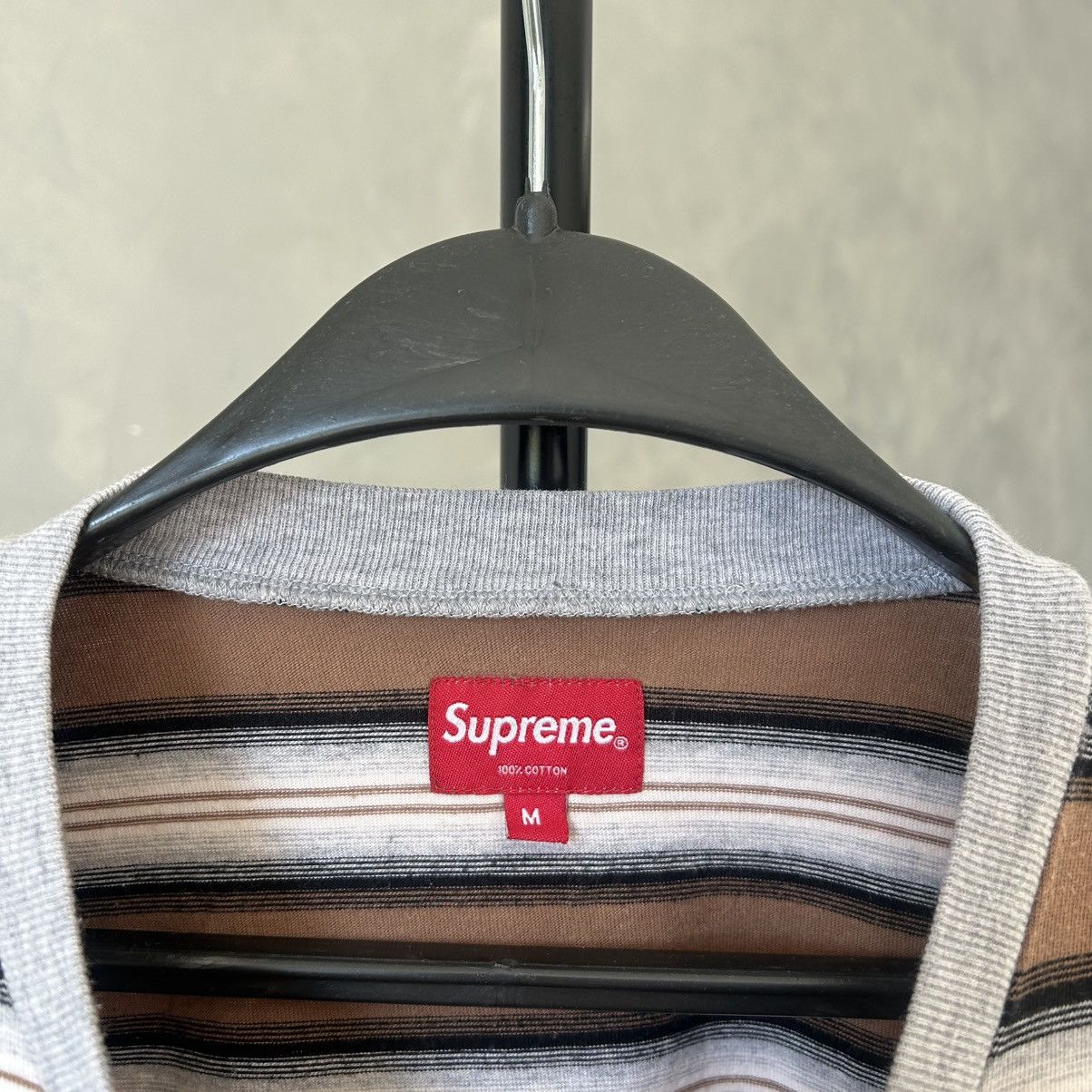 Supreme Supreme SS17 Shadow Stripe Tee M Size US M / EU 48-50 / 2 - 7 Thumbnail