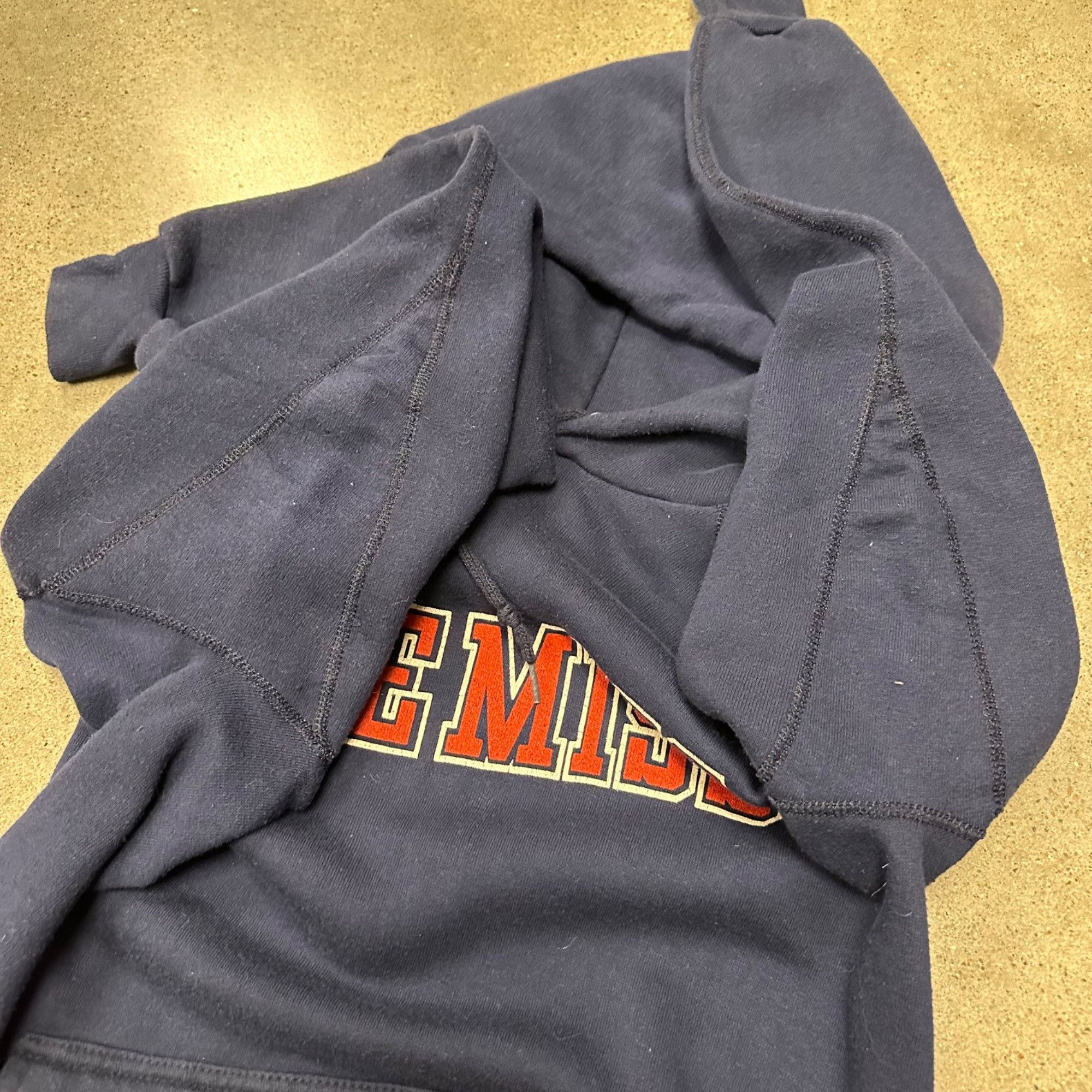Vintage 70s University of Mississippi Ole Miss Hoodie Sweats