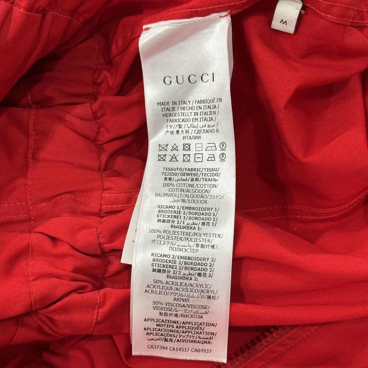 Gucci GUCCI RED LONG SLEEVE EMBROIDERED ROMPER SIZE M Size M / US 6-8 / IT 42-44 - 10 Thumbnail