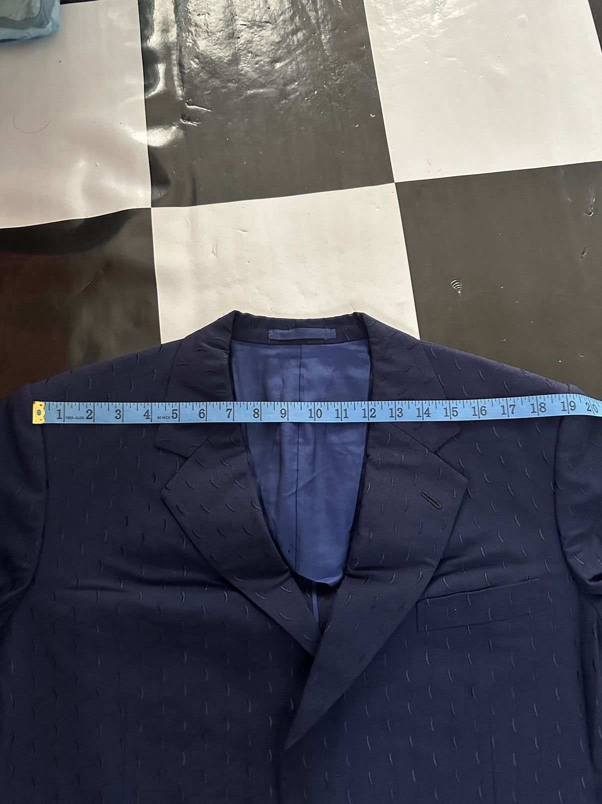 Japanese Brand × Vintage Japanese Vintage With Double Breat Suit Blazer Jacket Size 38R - 14 Thumbnail