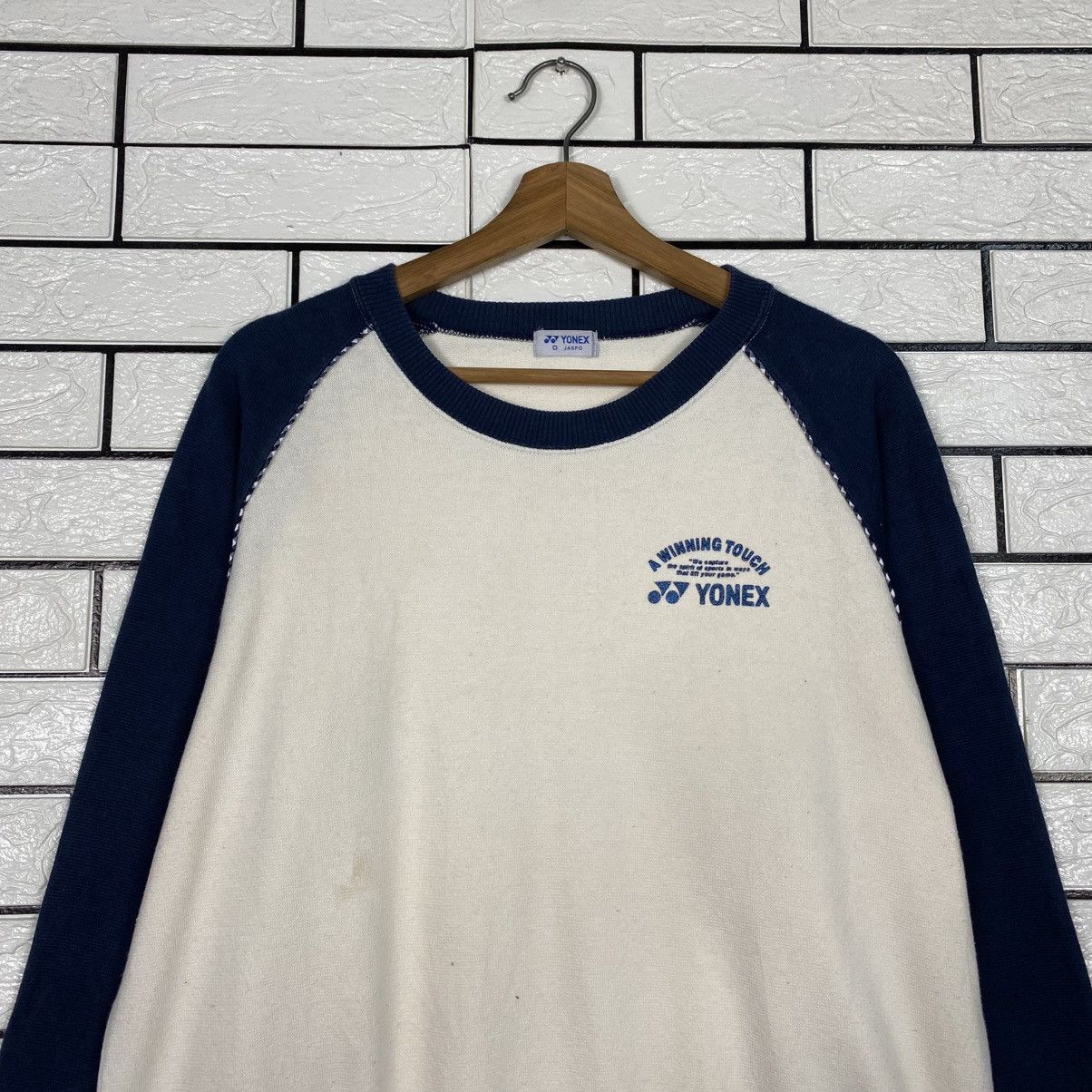 Japanese Brand Vintage Sweatshirt Yonex Big Logo Issey Miyake Size US M / EU 48-50 / 2 - 4 Thumbnail