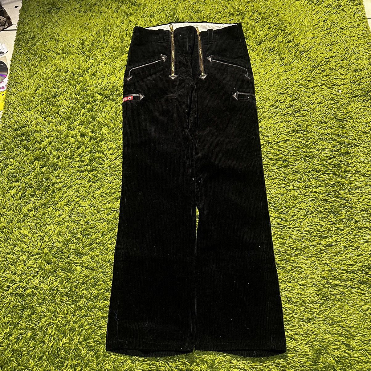 Other Crazy Rare Black corduroy Oyster European Workwear Pants Size US 32 / EU 48 - 1 Thumbnail